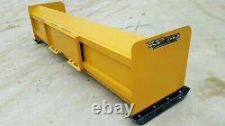 10' XP30 Snow pusher boxes skid steer Bobcat quick attach FREE SHIPPING RTR