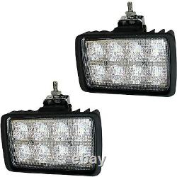 12V, 80W LED Skid Steer Headlight Kit Flood Off-Road Light