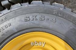 12-16.5 SKS-4 Lifemaster Style Skid Steer Tires/Rims for New Holland L175 & more