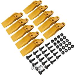 132-4720 Cat Skid Steer Bucket Teeth Aftermarket Teeth with Bolts and Nuts 10PK