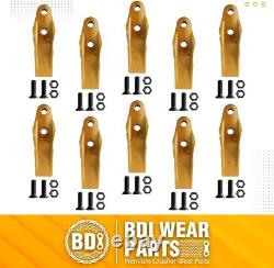 132-4720 Cat Skid Steer Bucket Teeth Aftermarket Teeth with Bolts and Nuts 10PK