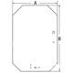138257 Gehl Skid Steer Glass Front Windshield For Models 7610, 7710, 7810