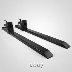 1500lb/2000lb/4000lb Clamp on Loader Bucket Skidsteer Tractor Pallet Fork Chain