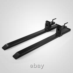 1500lb/2000lb/4000lb Clamp on Loader Bucket Skidsteer Tractor Pallet Fork Chain