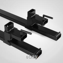 1500lb/2000lb/4000lb Clamp on Loader Bucket Skidsteer Tractor Pallet Fork Chain