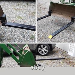 1500lb/2000lb/4000lb Clamp on Loader Bucket Skidsteer Tractor Pallet Fork Chain