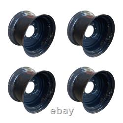 17.5x10.5,8 lug Gray Skid Steer Wheels/Rims for Case/New Holland-fits 14X17.5