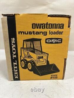 1/16 Vintage OMC Owatonna Skid Steer Mustang Loader DieCast New in Box by ERTL