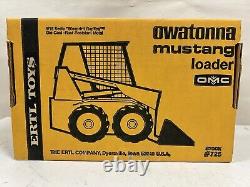 1/16 Vintage OMC Owatonna Skid Steer Mustang Loader DieCast New in Box by ERTL