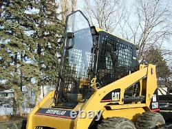 1/2 CAT Door ONLY! Caterpillar Lexan Polycarbonate Mulcher Mower skid steer