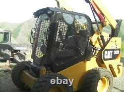 1/2 Cat D series Skid Steer Door LEXAN Polycarbonate. Lifetime Warranty