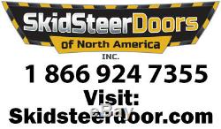 1/2 LEXAN Bobcat M Skid steer loader Door. Fits 630 to 870 Bobcat New M series