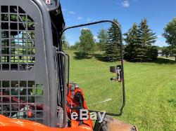 1/2 Lexan SVL Kubota EXTREME FORESTRY DOOR + SIDES! Skid steer loader