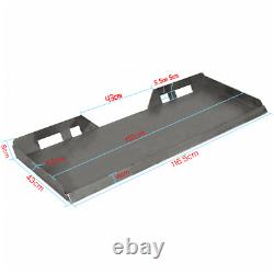 1/2 Quick Tach Attachment Mount Plate Skid Steer Loader For Bobcat Kubota