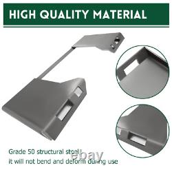 1/2 Skid Steer Mount Plate Adapter Loader Quick Tach Attachment For Bobcat