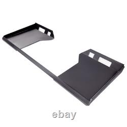 1/2 Skid Steer Mount Plate Adapter Loader Quick Tach Attachment For Bobcat