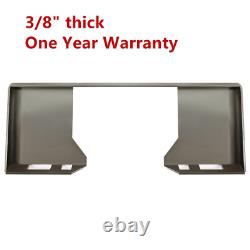 1/4 3/8 1/2 HD Quick Tach Attachment Mount Plate For Skid Steer Loader