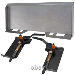 1/4 5/16 3/8 1/2 Skid Steer Mount Plate Latch Box for Buckets Tractor Attach