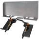 1/4 Skid Steer Loader Mount Plate With Latch Box Bucket Quick Tach Attachment