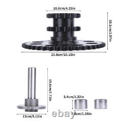 1 Set Chain Drive Cluster Sprocket D76529 D64175 Fits Case Skid Steer 1845c New