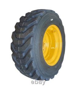 1 or 4-HD 12-16.5 SKS-8 Skid Steer Tires/Rims for John Deere 320,325,326,328,332
