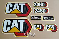 2014-2020 New Style 246d Custom Sticker Skid Steer Caterpillar Cat Decal 246 D