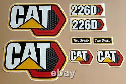 2015-2020 New Style 226d Custom Sticker Skid Steer Caterpillar Cat Decal 226