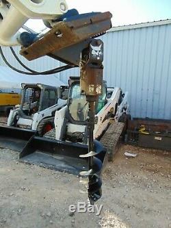 2016 Bobcat Brand 15c Skid Steer Auger Attachment New 12 Bit Included