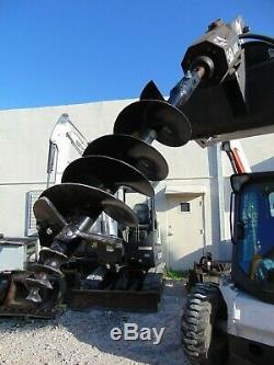 2016 Bobcat Brand 15c Skid Steer Auger Attachment New 12 Bit Included