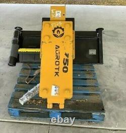 2021 Agrotk 750 680 Hydraulic Post Driver Hammer Pounder Skid Steer WE SHIP