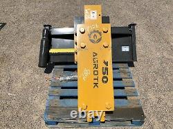 2021 Agrotk 750 680 Hydraulic Post Driver Hammer Pounder Skid Steer WE SHIP