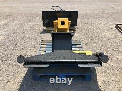 2021 Agrotk 750 680 Hydraulic Post Driver Hammer Pounder Skid Steer WE SHIP