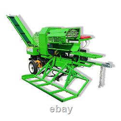 22t Firewood Wood Processor Log Splitter Skid Steer Attachment Forestry Machine