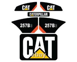 257B3 CAT Decals Stickers Skid Steer Set Kit FREE SHIPPING