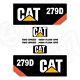 279d Cat Decals Stickers Skid Steer Set Kit Free Shipping