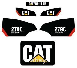 279c Sticker Set Skid Steer Caterpillar Cat Decal Kit 279 Loader