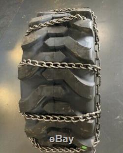 2 NEW 12-16.5NHS with surface rust SNOW ICE MUD TIRE CHAINS See Pictures 6R
