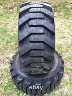 2 NEW Galaxy Beefy Baby III 12-16.5 Skid Steer Tires 12X16.5 HEAVY DUTY-series 3
