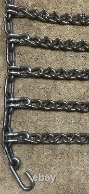 2 NEW USA8mmV-Bar 12-16.5NHS ++2 LINK SPACING++ SNOW ICE MUD TIRE CHAINS