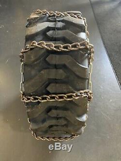 2 NEW USA8mm 12-16.5NHS SNOW ICE MUD TIRE CHAINS 5-2-4