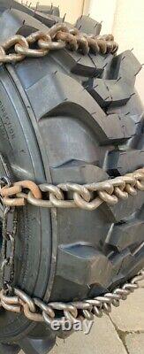 2 NEW USA9.5mm 12-16.5NHS SNOW ICE MUD TIRE CHAINS See Inside Pictures