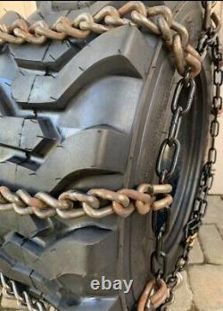 2 NEW USA9.5mm 12-16.5NHS SNOW ICE MUD TIRE CHAINS See Inside Pictures