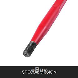 2pcs 49 Square Hay Bale Spear 3000lbs Capacity 1 3/4 Wide Skidsteer Spike Fork