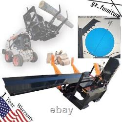 30 Ton Firewood Wood Processor Max 16.5 Skid Steer Attachment Log Splitter