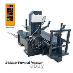 30 Ton Firewood Wood Processor Max 16.5 Skid Steer Attachment Log Splitter
