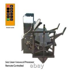 30 Ton Firewood Wood Processor Max 16.5 Skid Steer Attachment Log Splitter