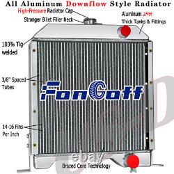 3Row 52mm Radiator Fit New Case Skid Steer Loader 1840 1845C 301877A1 301877A2