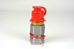 3/4 NPT Pair Hydraulic Flat Face Quick Coupler Skid Steer Bobcat ISO 16028