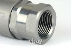 3/4 NPT Pair Hydraulic Flat Face Quick Coupler Skid Steer Bobcat ISO 16028