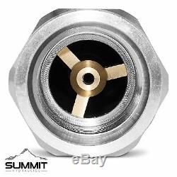 3/4 SAE Flat Face Hydraulic Quick Connect Coupler Coupling Skid Steer 2 Sets